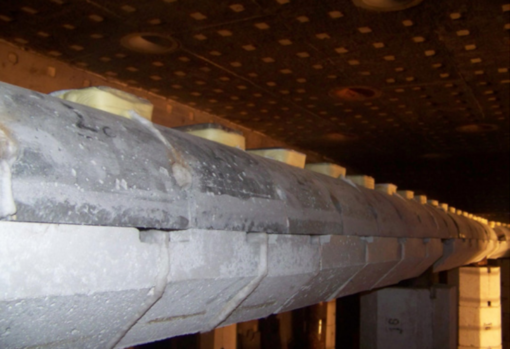 Walking Beam Furnace Energy Savings New Skid Pipe Insulation Concept