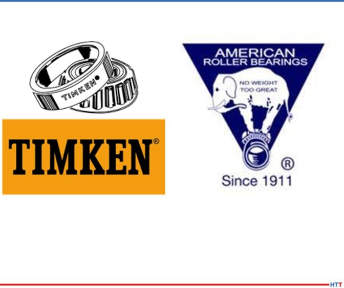 Logos of 2 companies with bearings in both and an elephant in one