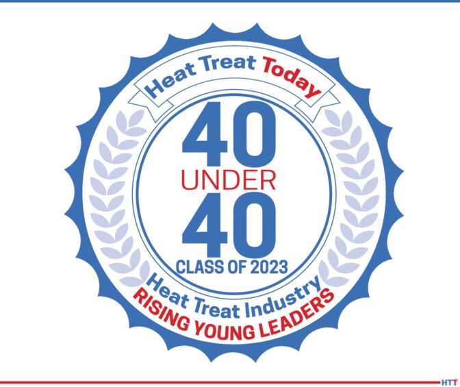 Logo for 2023’s 40 Under 40 announcement
