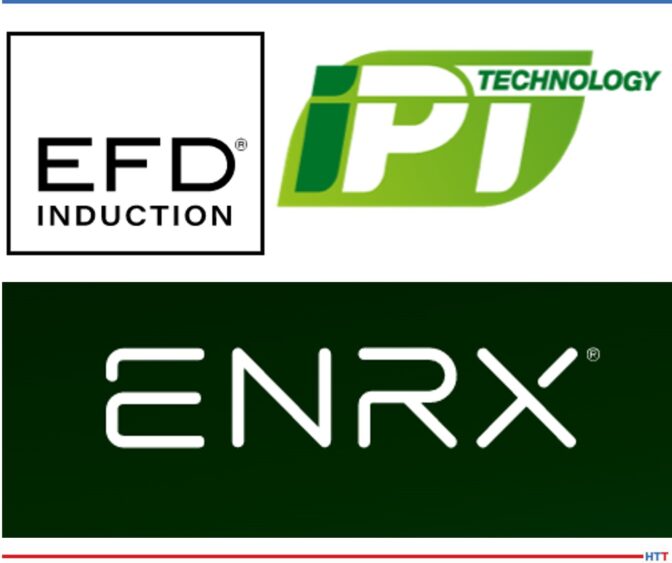 Logos of the 2 companies that will become new company ENRX