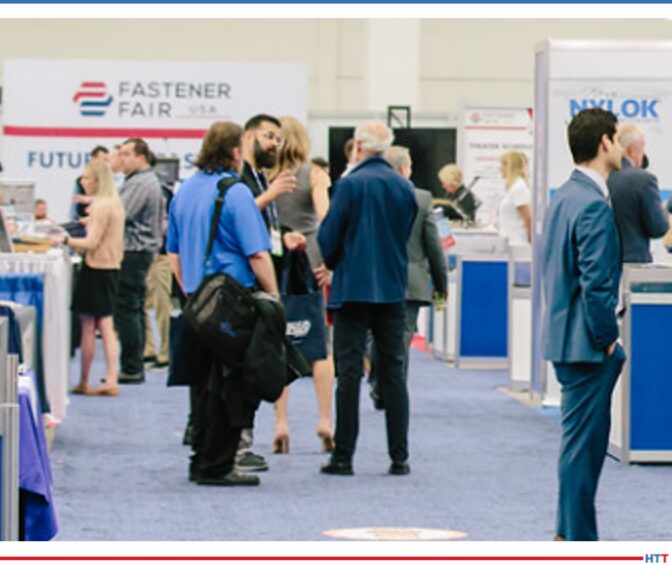 Attendees at the Fastener Fair