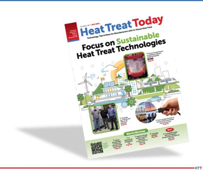 Magazine cover with a drawing of sustainable things like a windmill, solar panels, and electric vehicles