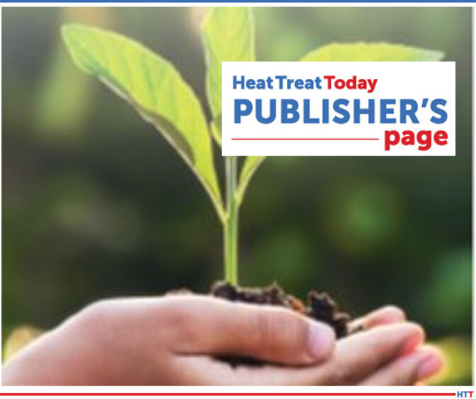 a green plant and Publisher’s Page logo