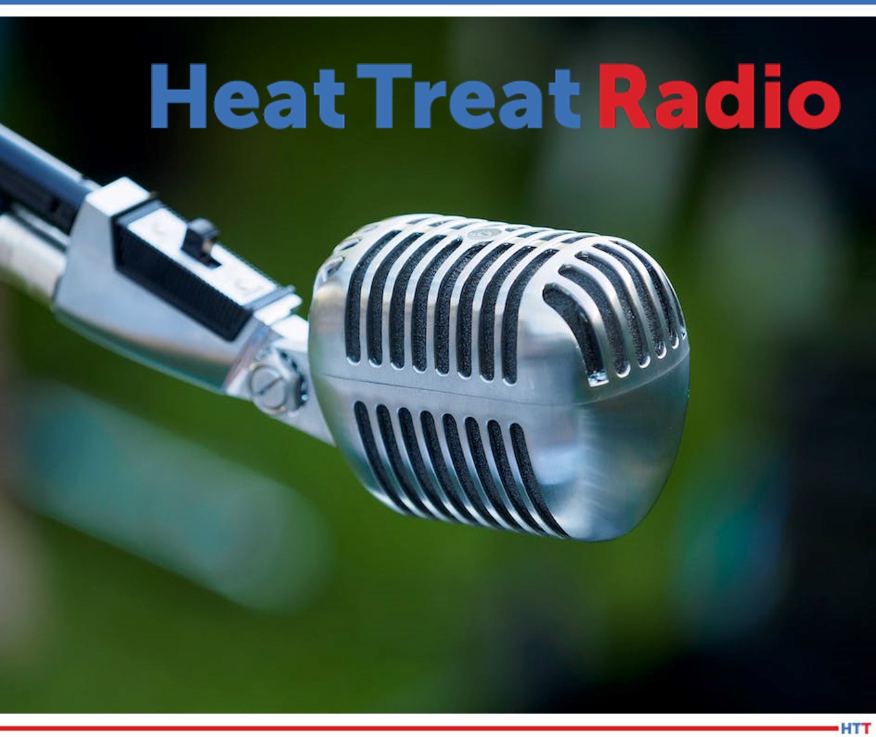 Radio microphone and Heat Treat Radio logo