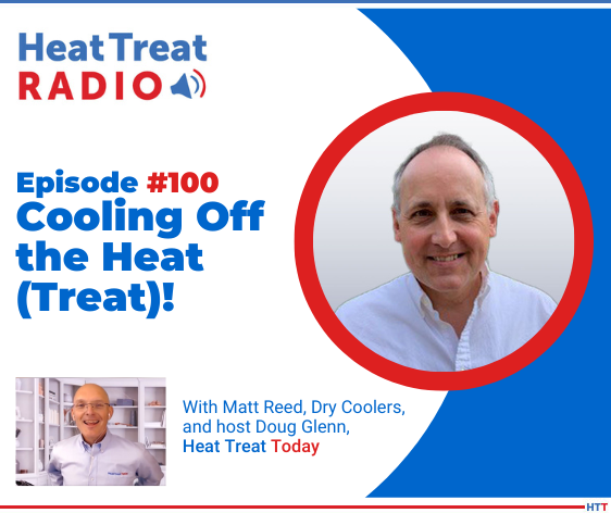 Heat Treat Radio logo with a headshot of today’s guest