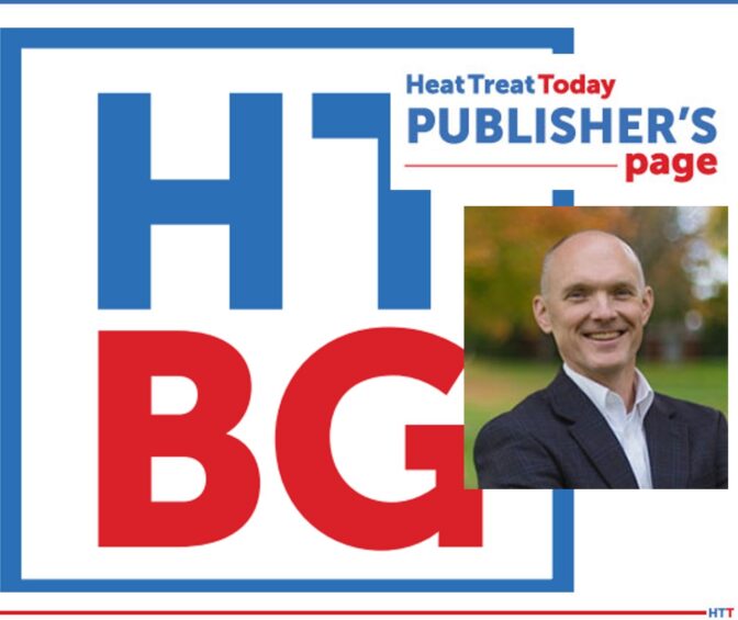 HTBG in red and blue block letters with Doug Glenn picture