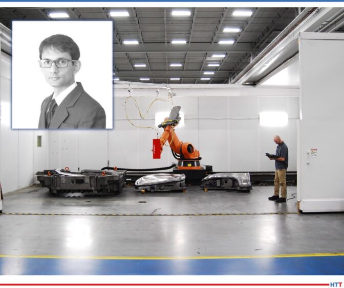 Laser heat treat machine with automotive components