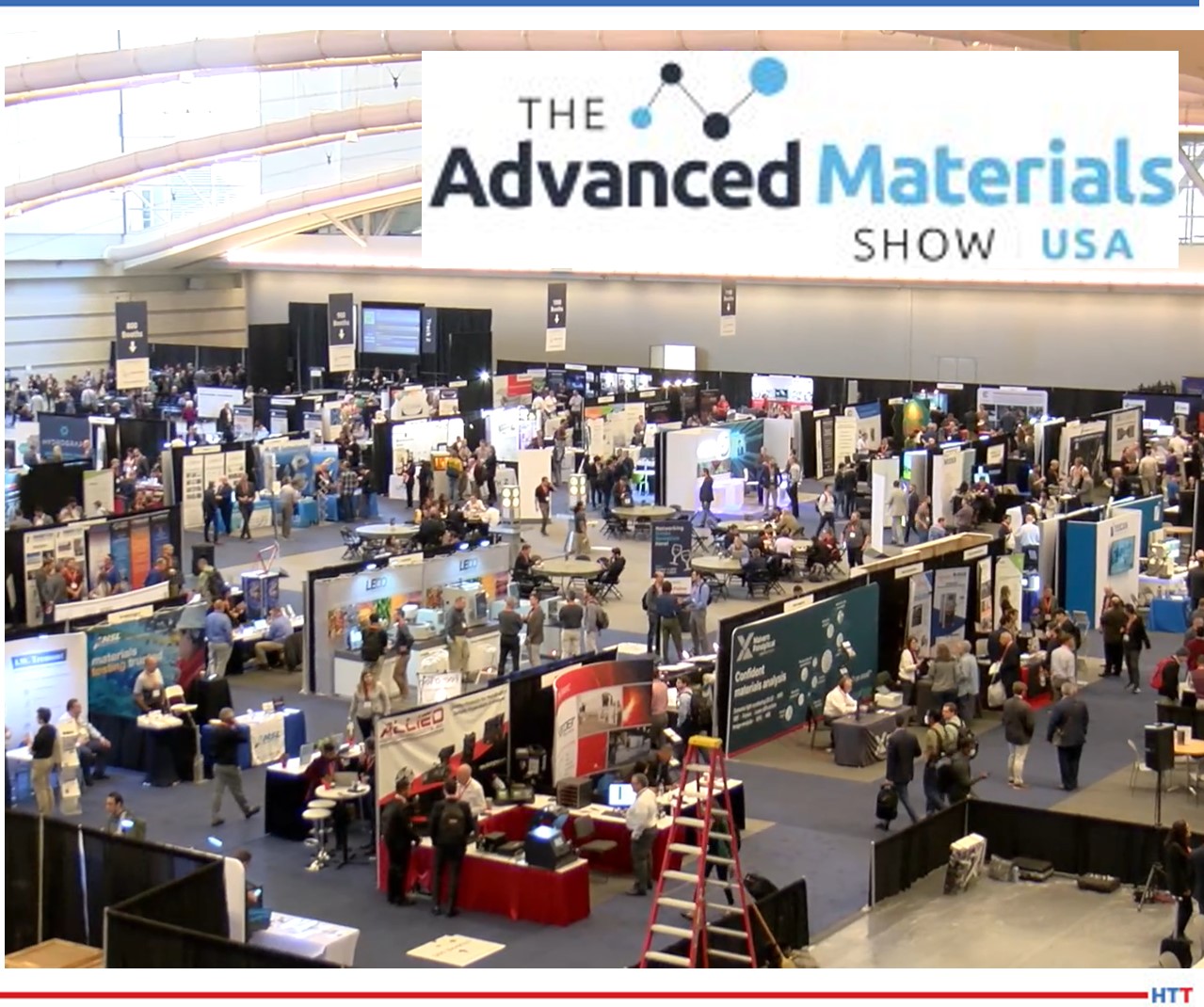 Expo floor bustling with people