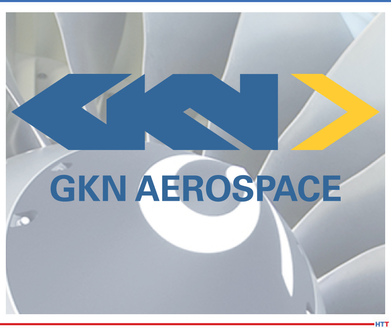 Engine Fan with GKN Aerospace logo