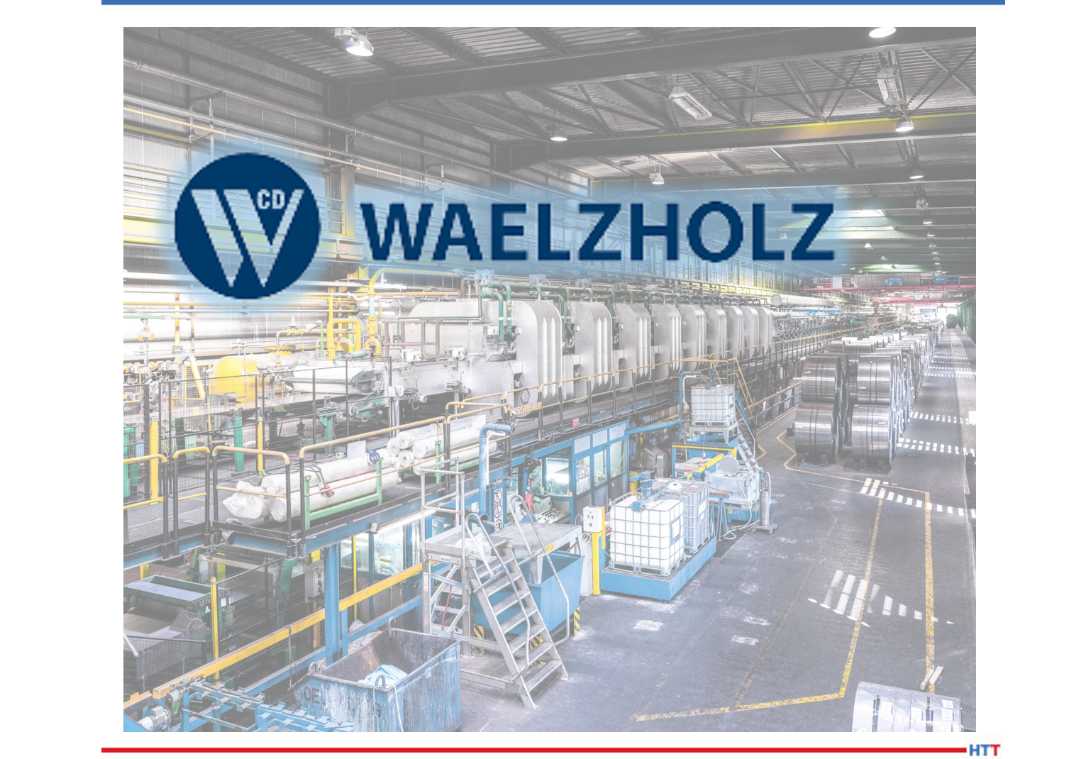 industrial building with Waelholz logo