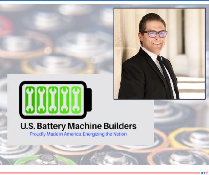 U.S Battery Machine Builders logo and headshot 