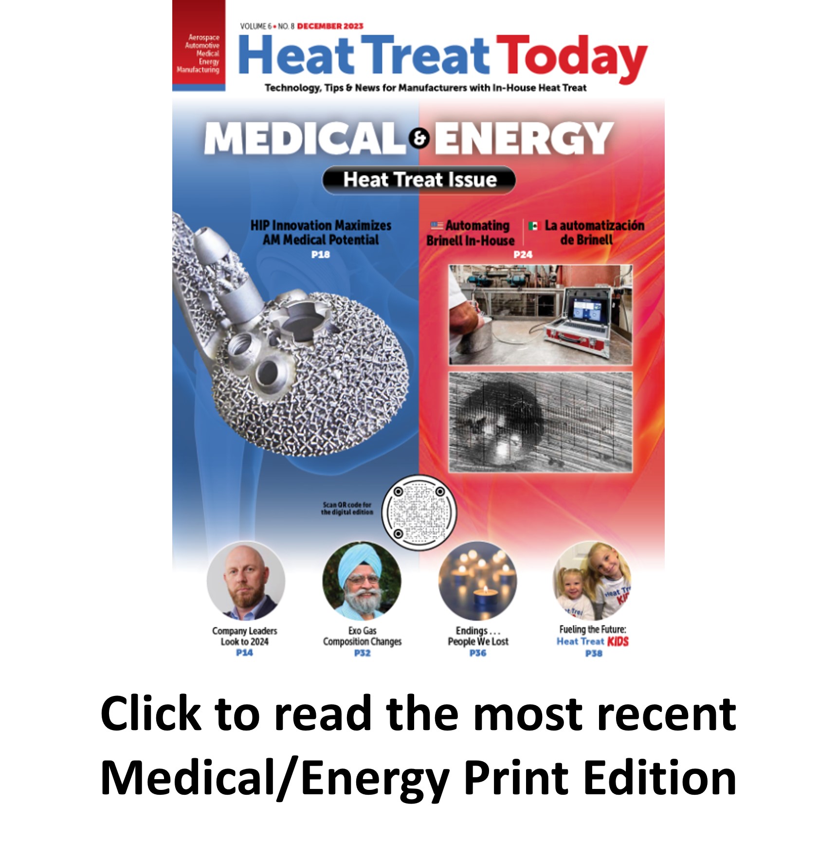 Medical print magazine cover