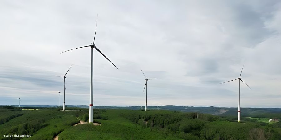Green Wind Power for Steel Plant
