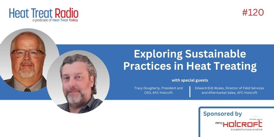 Heat Treat Radio #120: Exploring Sustainable Practices in Heat Treating
