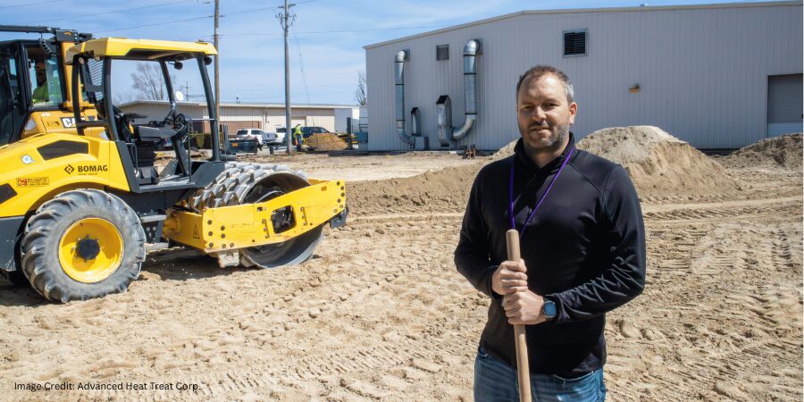 Groundbreaking Marks Heat Treat Furnace Expansion In Iowa