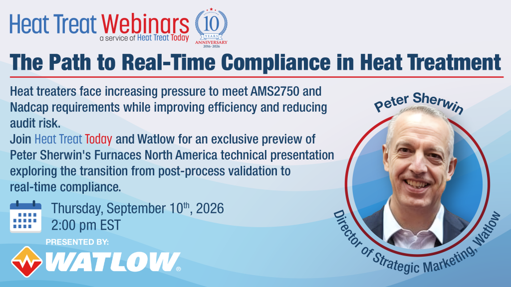 The Path to Real-Time Compliance in Heat Treatment